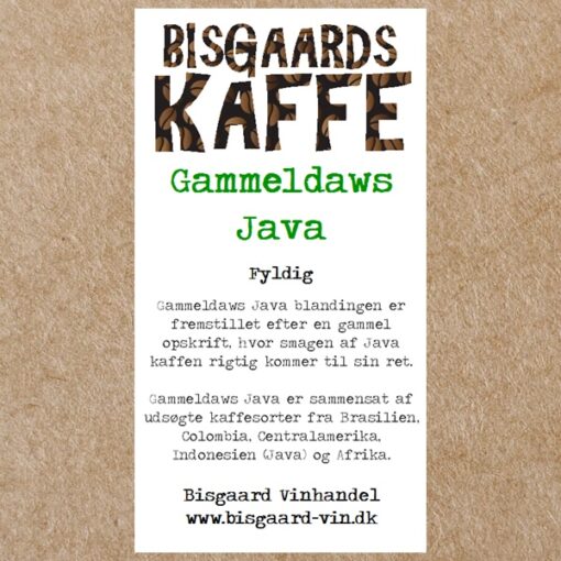 Gammeldaws Java Kaffe