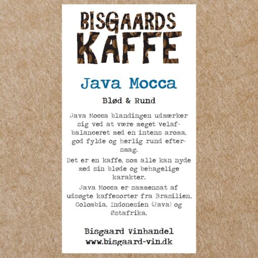 Java Mocca Kaffe