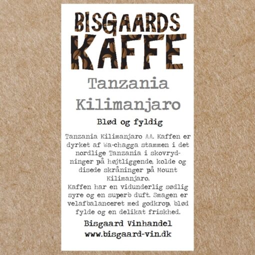 Tanzania Kilimanjaro kaffe