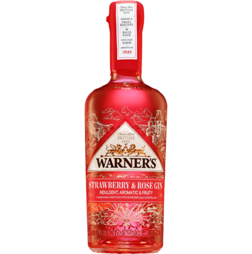 Warners Strawberry & Rose Gin Limited Edition