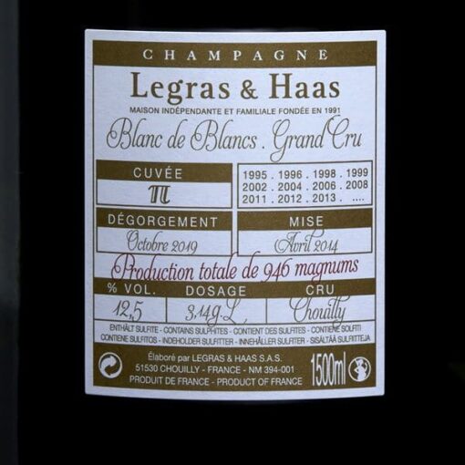 Legras & Haas, Pi Magnum Champagne Extra Brut