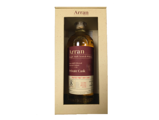 The Arran Malt, Private Cask 8 Y.O. Peated Pinot Noir, 60,7%