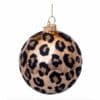 Vondels Guld kugle med leopard print