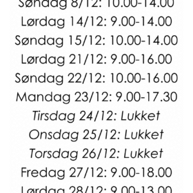 Åbningstider