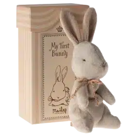 Maileg My First Bunny off white – blød første kanin til baby