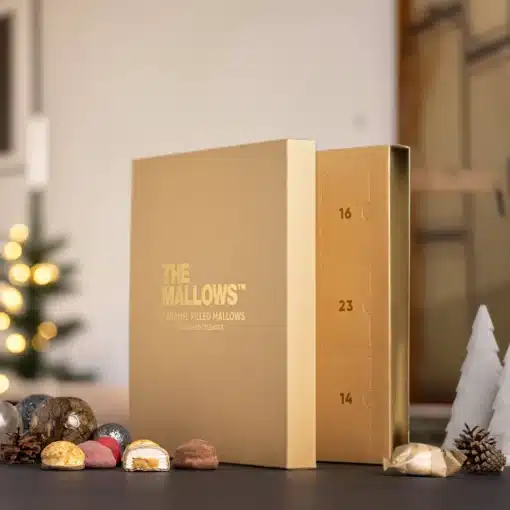 The Mallows Julekalender med karamelfyldte gourmet skumfiduser