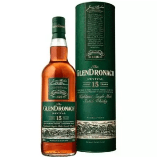 GlenDronach "Revival", 15 Years Old Single Highland Malt 46%