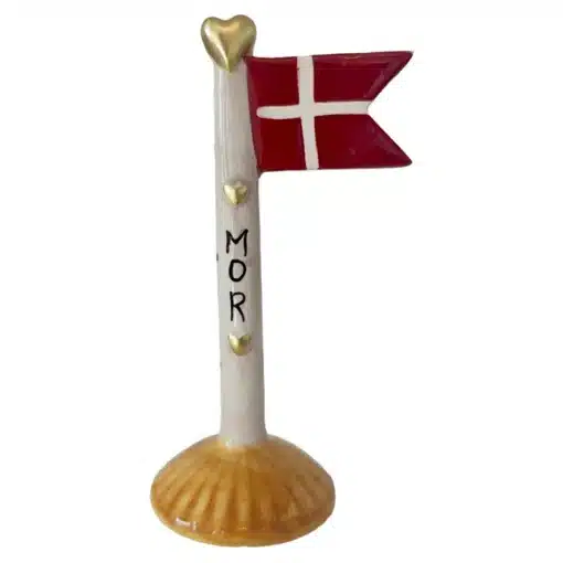 Speedtsberg Dannebrog Keramikflag Mor