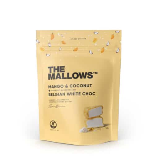 The Mallows Mango & Coconut Belgian White Choc