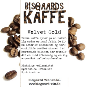Velvet gold kaffe Bisgaard Vinhandel