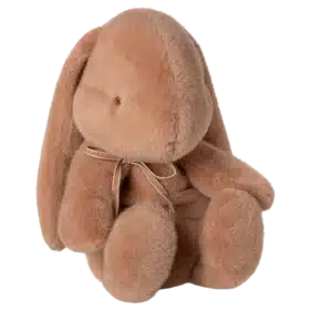 Maileg plyskanin medium vintage rose – blød bamse med sløjfe i plys